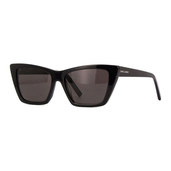 NEW SL 276 MICA 032 SAINT LAURENT SUNGLASSES WOMEN BLACK CAT EYE EYEWEAR SL276 - Picture 1 of 6